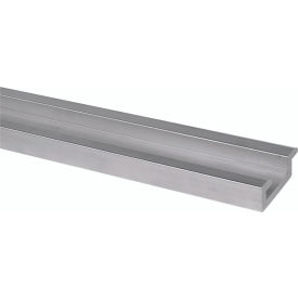 10' Long Low-Profile Aluminum Double L Track, Silver