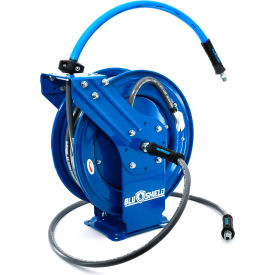 Rubber Pressure Washing Dual Arm Hose Reel, 3/8" x 50'L, 3000 PSI