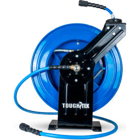 Rubber Pressure Washing Single Arm Hose Reel, 1/4" x 100'L, 4000 PSI