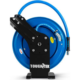 Tough Tek Rubber Pressure Washing Dual Arm Hose Reel, 3/8" x 100'L Hose, 4000 PSI