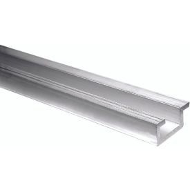 10' Long Aluminum Double L Winch Track, Silver