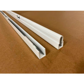 Click Temporary Wall End Cap 8' Set White