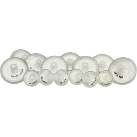 Glass Fiber Syringe Filter, Non-Sterile, 1.00µm, 25mm Dia., 100/Pack