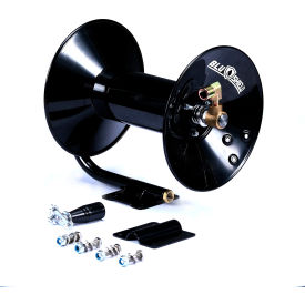 Steel Pressure Washer Manual Hose Reel with 100'L Hose, 4100 PSI