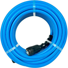 Rubber Pressure Washing Hose with M22, 1/4 x 25'L, 3000 PSI
