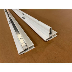 Click Temporary Wall T Intersection, Two-Piece 8' Kit, White