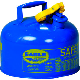 Safety Can For Kerosene, Type I, Flame Arrester, 2.5 Gallon, Blue