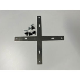 Click Temporary Wall Mending Plate, X Intersection, Kit, White