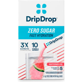 Electrolyte Hydration Powdered Drink Mix, Watermelon, 0.32 oz., 5/Box, 12/Case