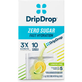Electrolyte Hydration Powdered Drink Mix, Lemon Lime, 0.32 oz., 5/Box, 12/Case