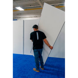 SwiftWall Click Temporary Wall Panel, Class C, 3'W x 8'H, White