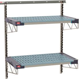 SmartWall Life Wall Shelving Kit, 2 Shelf, Starter, 40''W x 23-5/8''D X 44-3/4''H