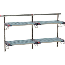 SmartWall Life Wall Shelving Kit, 4 Shelf, Starter, 80''W x 20-5/8''D x 44-3/4''H