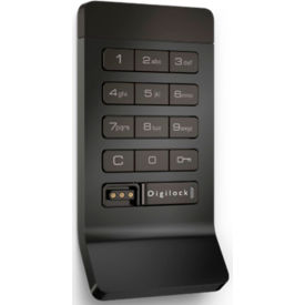 Keypad+ Electronic Digital Keypad Lock with Standard Pull, Black