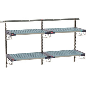 SmartWall Life Wall Shelving Kit, 4 Shelf, Starter, 80''W x 23-5/8''D x 44-3/4''H