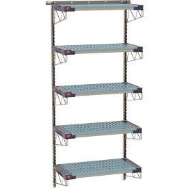 SmartWall Life Wall Shelving Kit, 5 Shelf, Starter, 40"W x 20-5/8"D x 84-3/4"H
