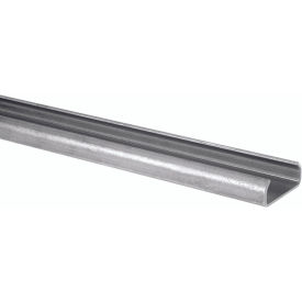 6' Long C Winch Track, Steel, Silver