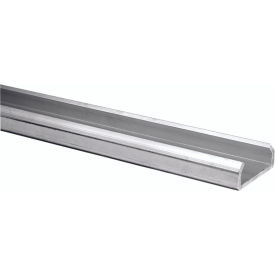 6' Long C Winch Track, Aluminum, Silver