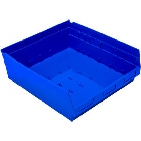 Nesting Economy Shelf Bin, 17-7/8"L x 16-1/2"W x 6"H, Blue