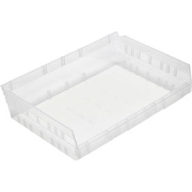 Nesting Economy Shelf Bin, 11-5/8"L x 16-1/2"W x 4"H, Clear