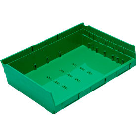 Nesting Economy Shelf Bin, 11-5/8"L x 16-1/2"W x 4"H, Green
