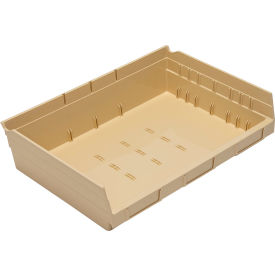 Nesting Economy Shelf Bin, 11-5/8"L x 16-1/2"W x 4"H, Ivory