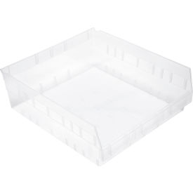 Nesting Economy Shelf Bin, 17-7/8"L x 16-1/2"W x 6"H, Clear