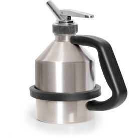 Type I Stainless Steel Safety Can with Dispensing Tap, 0.26 Gallon, Silver