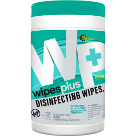 Disinfecting Surface Wipes, Lemon Scent, 75 Wipes/Canister