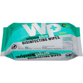 Disinfecting Surface Wipes, Lemon Scent, 80 Wipes/Pack