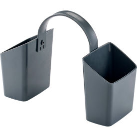 Office Classroom Pencil Caddy with Handle, Gray