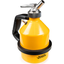 Type I Steel Safety Can with Dispensing Tap, 0.26 Gallon, Yellow