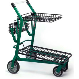 Garden Center Shopping Cart, Dark Green