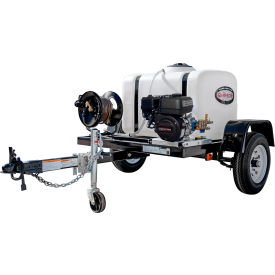 Cold Water Mobile Pressure Washing System with CRX225 Engine, 3200 PSI, 2.8 GPM