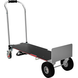 Gemini XL 2-in-1 Convertible Hand Truck with Pneumatic Wheel, 1300 lb Capacity