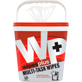 Red Square Multi-Task Buckets & Red Lids, 4 Buckets/Case