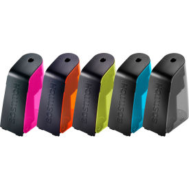 Office Battery Pencil Sharpener, Hinged Tray, Colored Pencil Compatible, Multi-Color