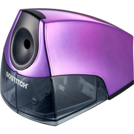 Office Personal Electric Pencil Sharpener, Powerful Stall-Free Motor, Metallic Purple