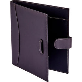 Executive Faux Leather Portfolio Folder, Brown