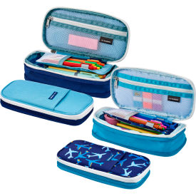 Portable Pouch, Jet Design, Dark Blue/Light Blue, 2/Pack