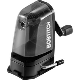 Office Multi-Mount Manual Pencil Sharpener, Vacuum/Screw Mount, Black