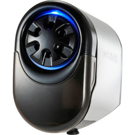 Office QuietSharp Glow EHD Classroom Electric Pencil Sharpener, Silver/Black
