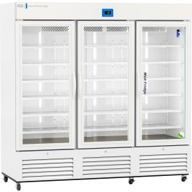 Premier Pharmacy Refrigerator, 72 Cu. Ft. Capacity, Swing Glass Door