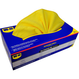 280 GSM Multipurpose PRO Microfiber Towel, 16" x 16", Yellow, 24 Towels/Pack