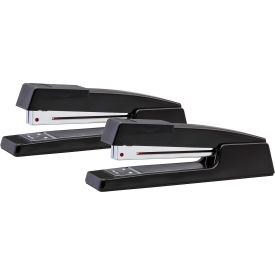 Office Executive Full Strip Stapler, 20 Sheet Capacity, Black, 2 Pack