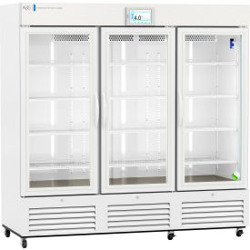 Touchscreen Laboratory Refrigerator, 72 Cu. Ft. Capacity, Glass Door