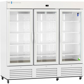 Standard Laboratory Refrigerator, 72 Cu. Ft. Capacity, Glass Door
