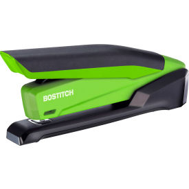 InPower Spring Powered Desktop Stapler, 20 Sheet Capacity, Green
