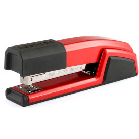 Office Epic Desktop Stapler with Built-in Remover, 25 Sheet Capacity, Red