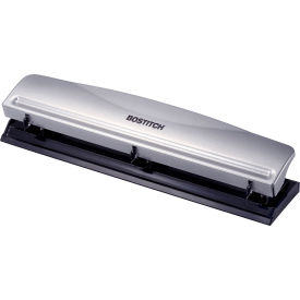 Office Premium 3-Hole Punch, 12 Sheet Capacity, Silver